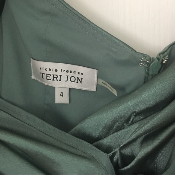 Teri Jon sage green formal gown - Picture 8 of 8